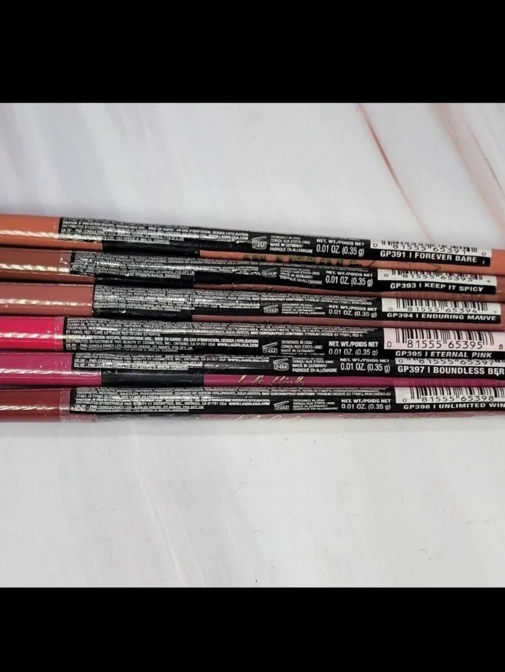 L.A. Girl Ultimate Lip Intense Stay Auto Lip Liner Bundle NEW!